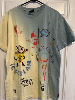 Icecream Streetwear Rare Mount Drawmore Graphic Billionaire Boys Club Tshirt
